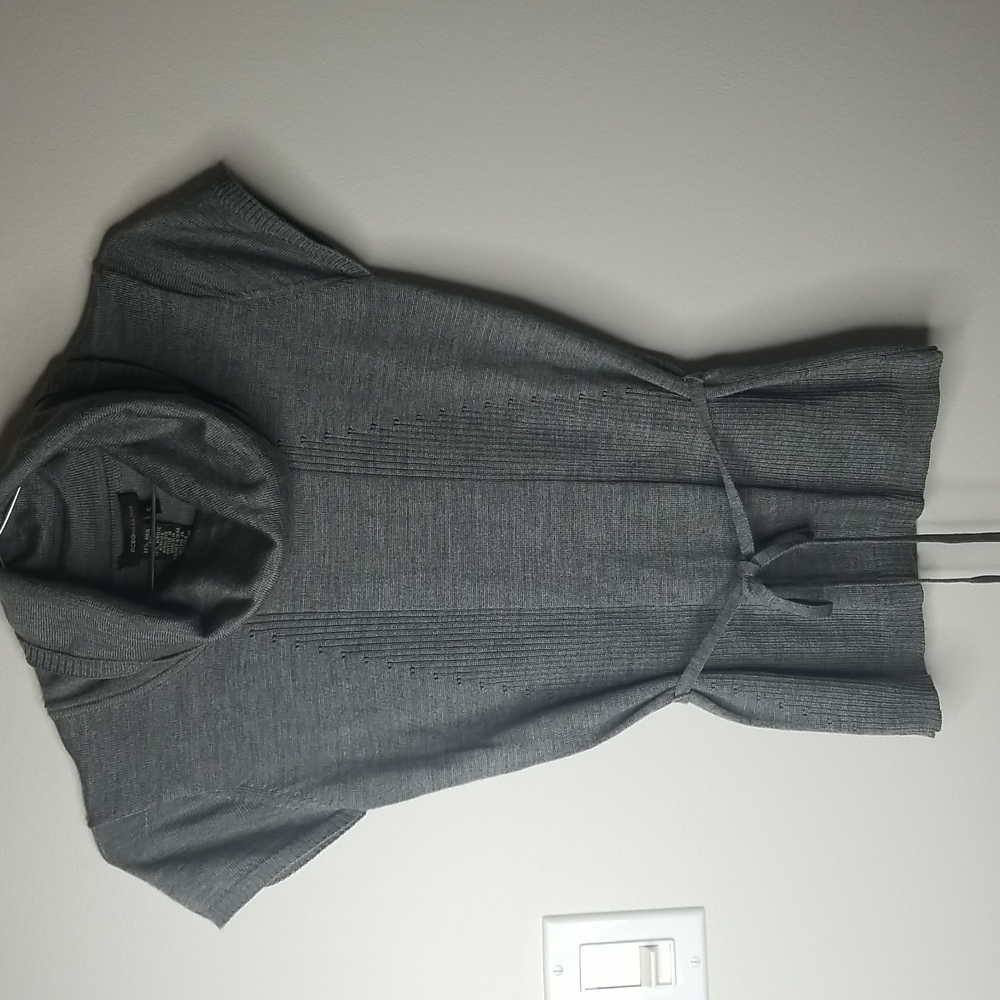 Bcbg Maxazria Cowl neck cap sleeve wool blend sweater NWT